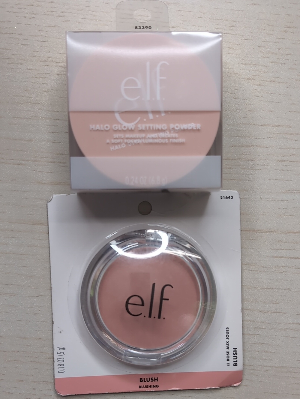 Elf Bundle Blush & Halo Glow Setting Powder
